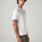 Men's Solid Regular Fit Interlock T-Shirt - Side View