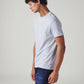 Men's Solid Regular Fit Interlock T-Shirt - Side View