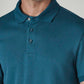 Men's Redloop Solid Slim Fit Interlock Polo T-shirt - 20 View