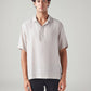 Men's Solid Relaxed Fit Linen Shirt - Front View