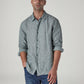 Men's Solid Slim Fit Linen Redloop Shirt - Styleshot View