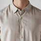 Men's Redloop Striped Slim Fit Linen Shirt - Detail View