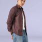 Men's Checkered Slim Fit Redloop Shirt - Styleshot View