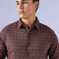 Men's Checkered Slim Fit Redloop Shirt - 20 View
