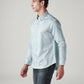 Men's Checkered Slim Fit Shirt - Side View