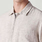 Men's Self Design Beige Linen Jackets - 20 View