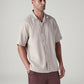 Men's Solid Loose Fit Resort Collar Redloop Shirt - 20 View