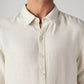 Men's Solid Slim Fit Linen Shirt - 20 View
