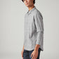 Men's Checkered Slim Fit Shirt - Side View