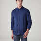 Men's Solid Slim Fit Shirt - Front View