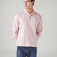Men's Solid Slim Fit Linen Shirt - Front View