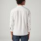 Men's Solid Slim Fit Shirt - Back View