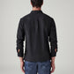 Men's Solid Slim Fit Shirt - Back View
