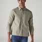 Men's Redloop Solid Slim Fit Poplin Shirt - Front View