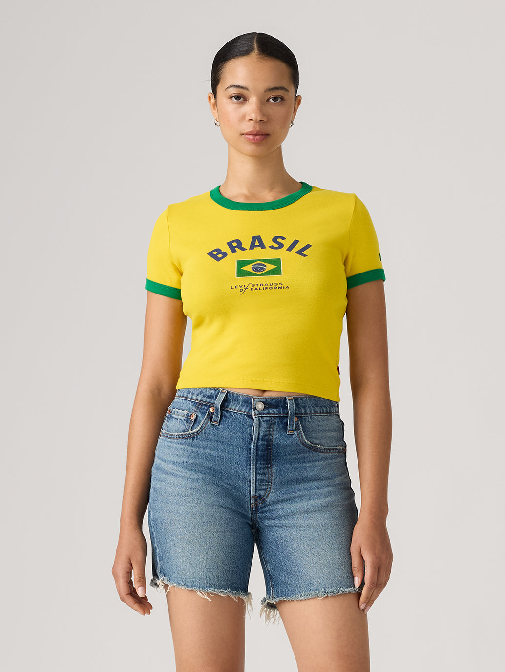 Levi's® Brazil Women's Ringer Tee - Front View