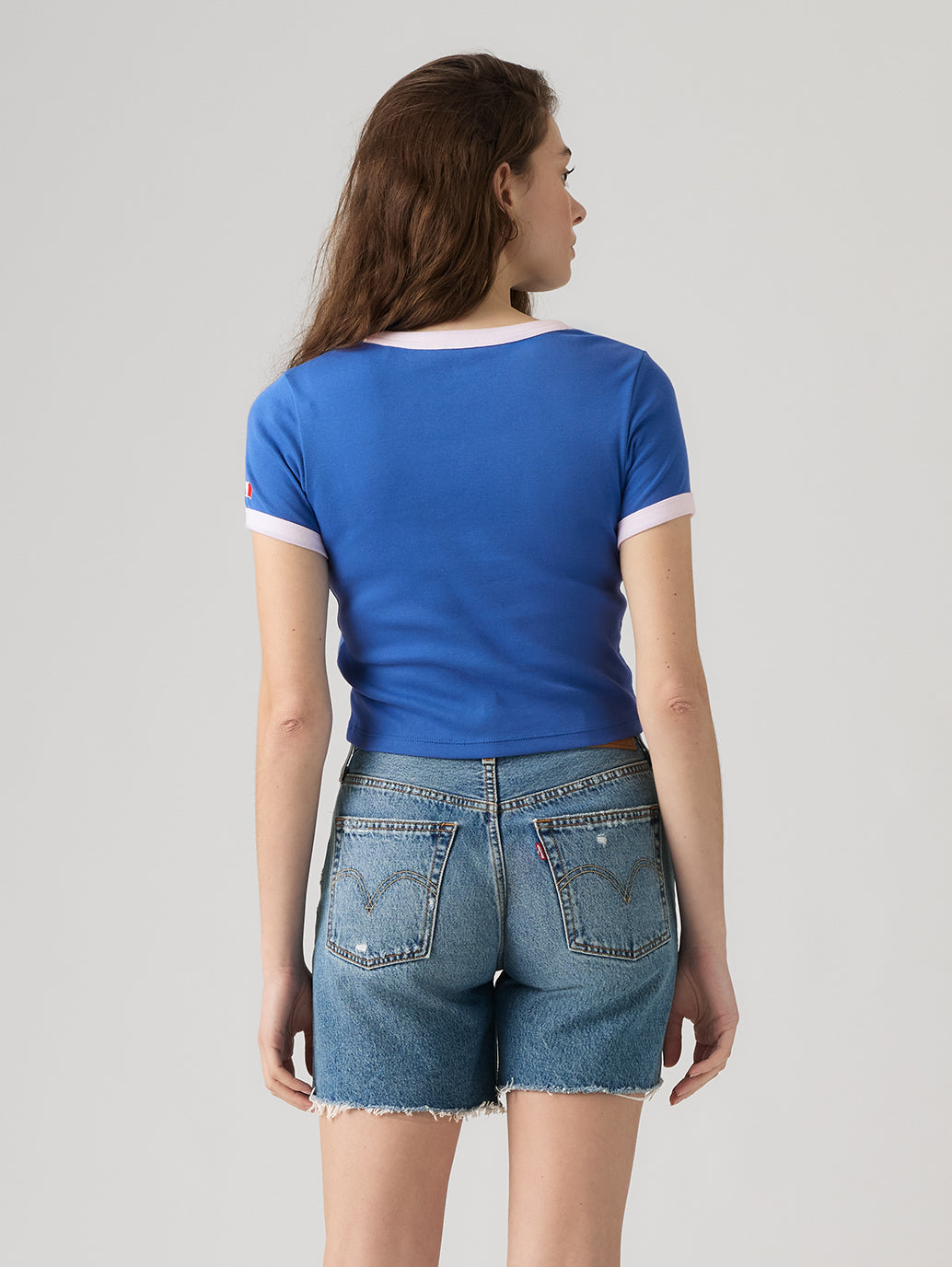 Levi's® France Women's Ringer Tee - Back View