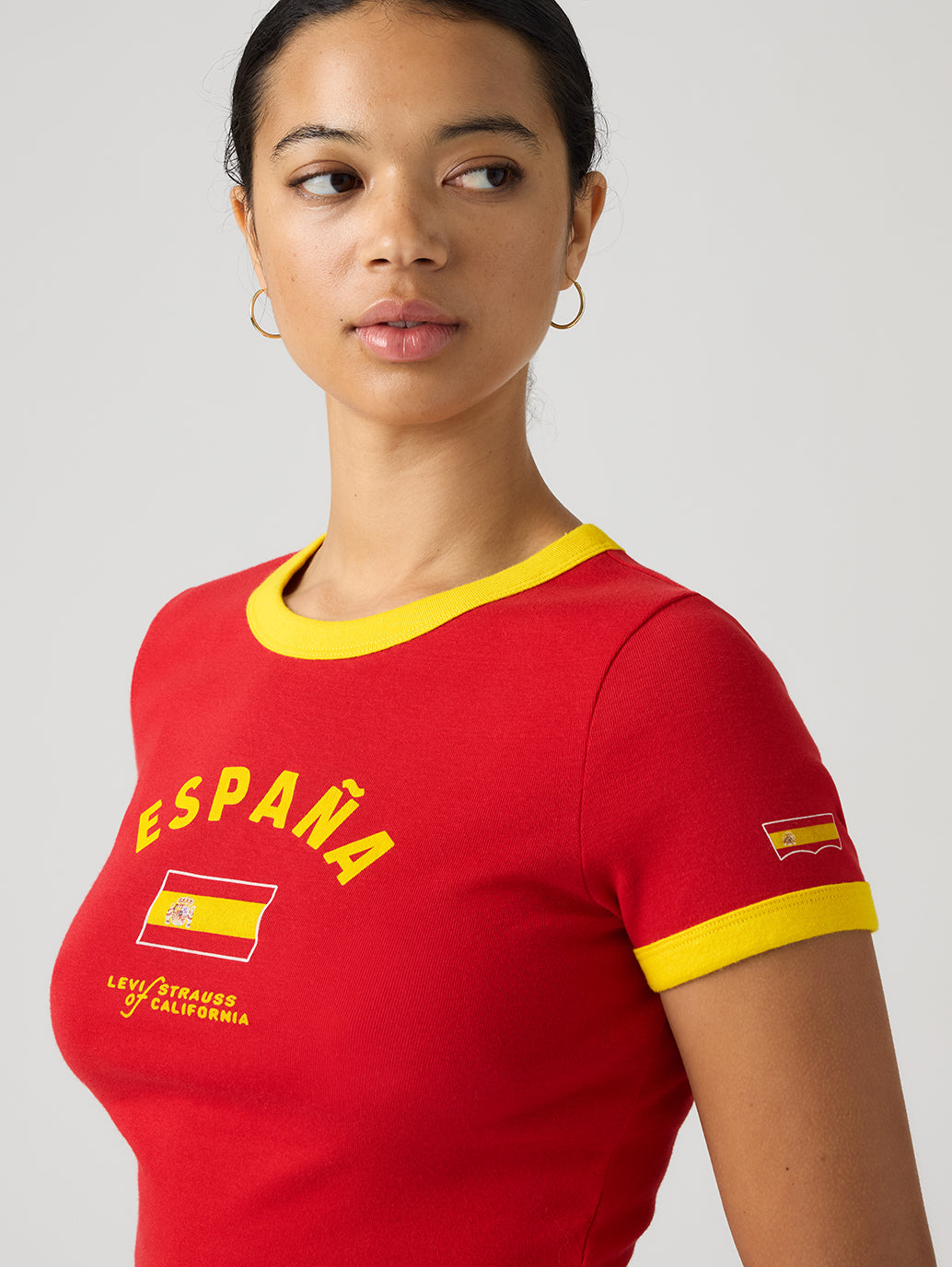 Levi's® Spain Women's Ringer Tee - detail View