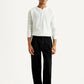 Men's 568 Black Loose Fit Mid Rise Chinos - Front View