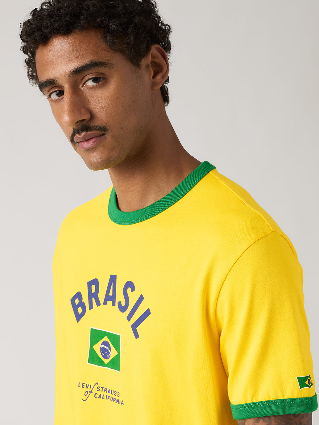 Levi's® Brazil Men's Ringer Tee - Detail View