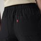 Women's Black Loose Fit High Rise Cargos - 20 View