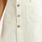 Women's White Regular Fit Mid Rise Skort - Detail View