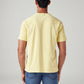 Men's Solid Regular Fit T-Shirt - Back View