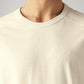 Men's Solid Regular Fit T-Shirt - Detail View