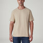 Men's Solid Regular Fit Jersey T-Shirt - Front View
