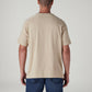Men's Solid Regular Fit Jersey T-Shirt - Back View