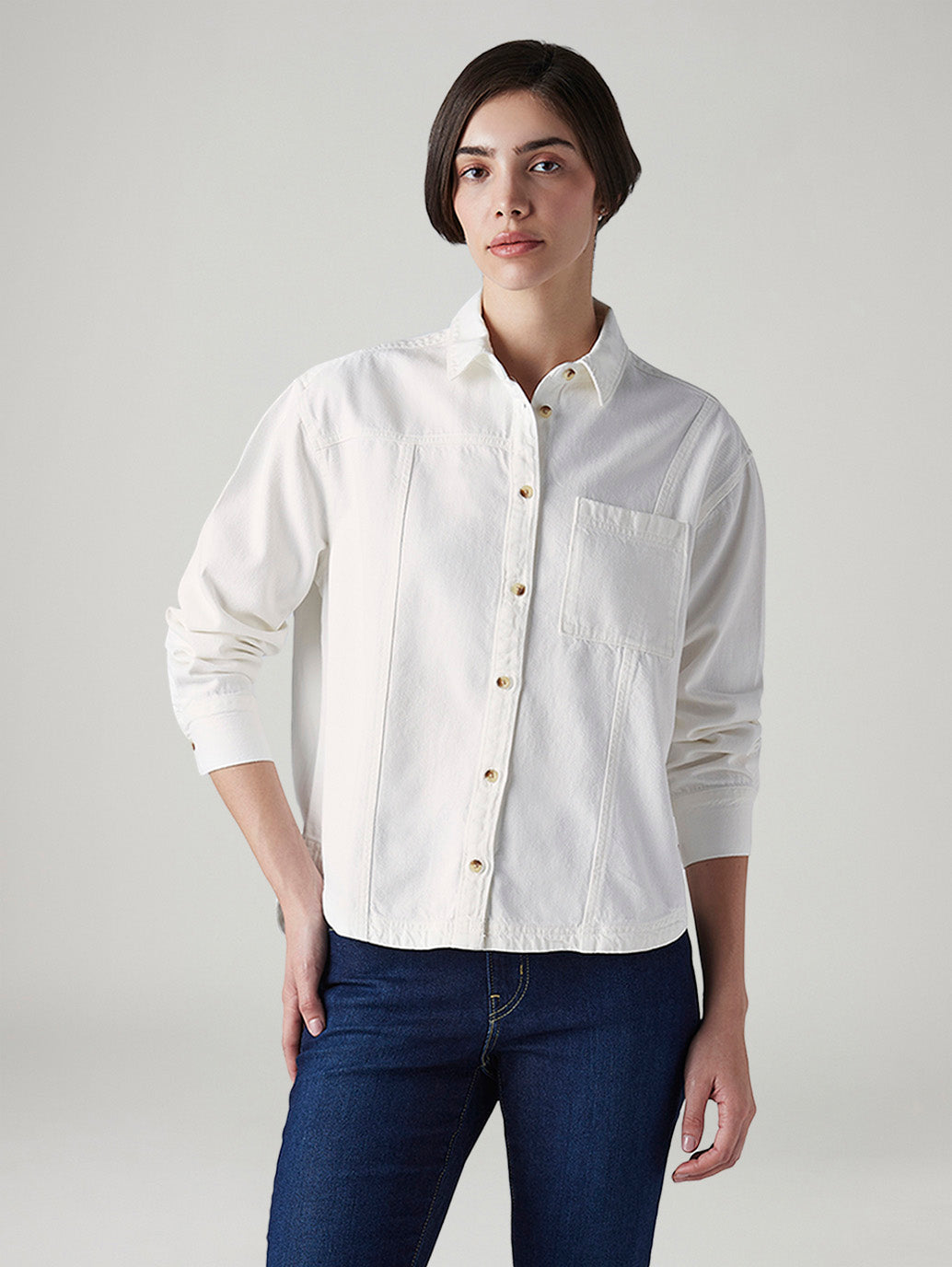 Women's Solid Regular Fit Shirt