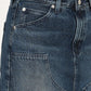 Women's Mid Rise Blue Regular Fit Skirt - detail View