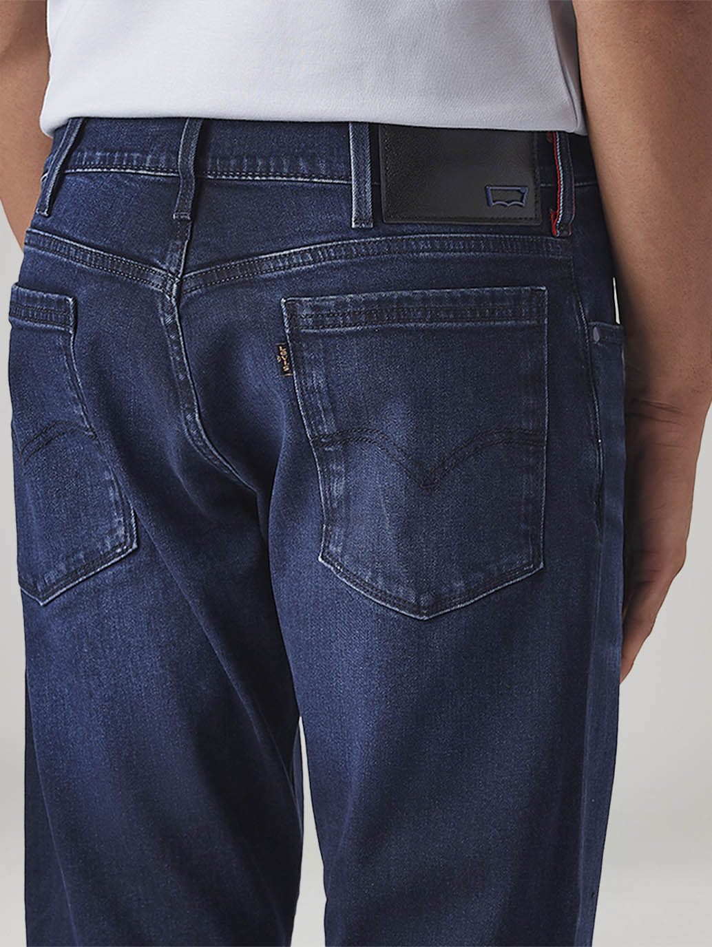 Men's 511 Dark Blue Slim Fit Mid Rise Redloop Jeans - 20 View