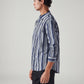 Men's Striped Slim Fit Shirt - Side View