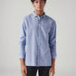 Men's Floral Slim Fit Shirt - Front View