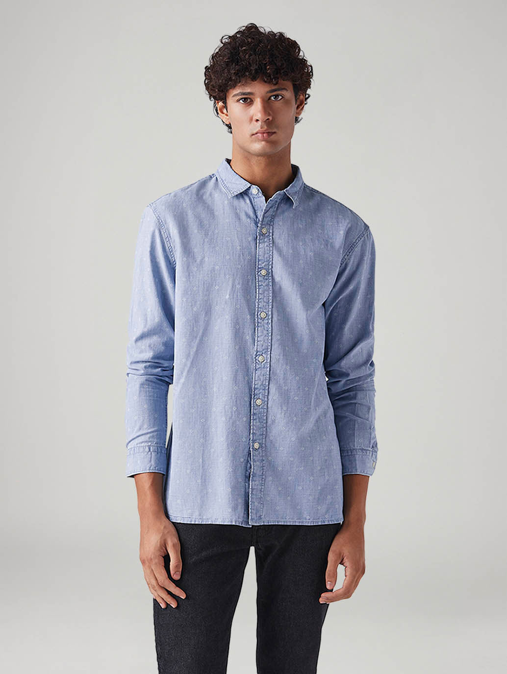 Men's Floral Slim Fit Shirt