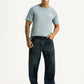 Men's Tinted 578 Dark Blue Baggy Fit Mid Rise Jeans - Styleshot View