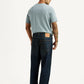 Men's Tinted 578 Dark Blue Baggy Fit Mid Rise Jeans - Back View
