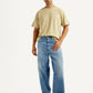 Men's Light Blue Extra Baggy Loose Fit Mid Rise Jeans - Styleshot View