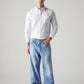 Men's Indigo Extra Baggy Fit Mid Rise Jeans - Front View