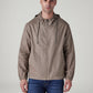 Men's Solid Light Brown Linen Hooded Sweatshirt - Front View