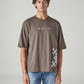 Men's Embroidered Loose Fit Jersey T-Shirt - Front View