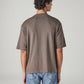 Men's Embroidered Loose Fit Jersey T-Shirt - Back View