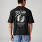 Men's Graphic Print Loose Fit T-Shirt - Back View