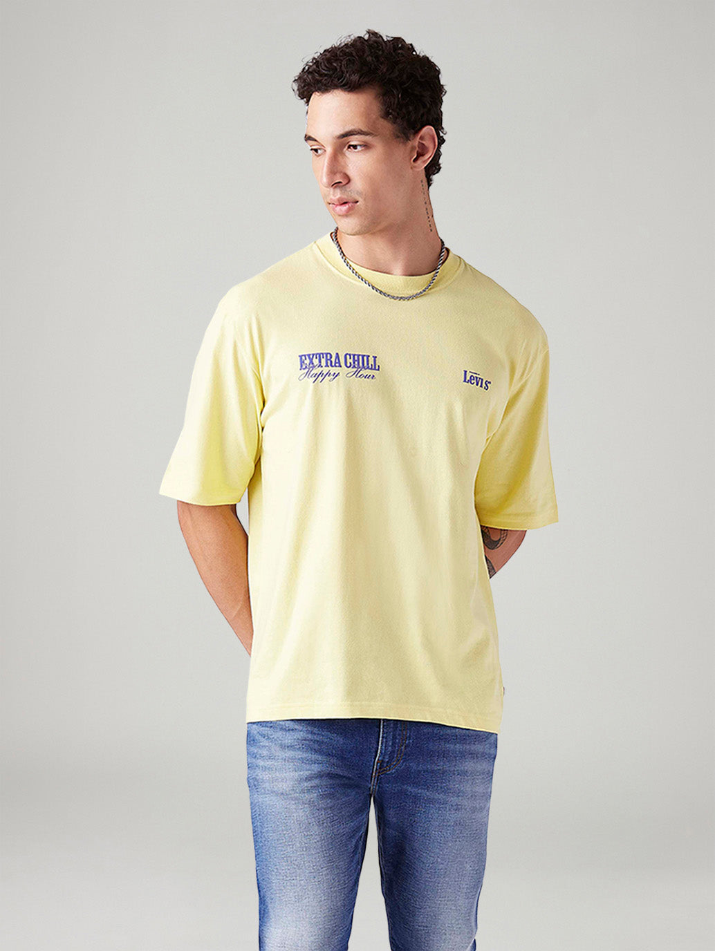 Men's Graphic Print Loose Fit T-Shirt