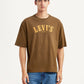 Men's Brand Logo Loose Fit T-shirt - Front View