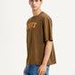 Men's Brand Logo Loose Fit T-shirt - Side View