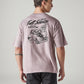 Men's Graphic Regular Fit Jersey T-Shirt - Back View