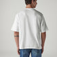 Men's Embroidered Regular Fit Jersey T-Shirt - Back View
