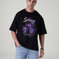 Men's Graphic Print Loose Fit Jersey T-Shirt - Styleshot View