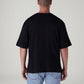 Men's Graphic Print Loose Fit Jersey T-Shirt - Back View
